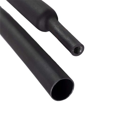 Kable Kontrol Kable Kontrol® 3:1 Heat Shrink Tubing - Dual Wall Adhesive Lined Polyolefin - 1/4" Inside Diameter - 4' Long Stick - Black HS374-BK